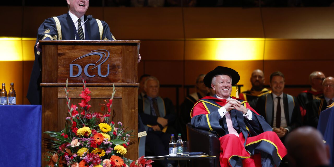DCU Awards Public Relations Leader Honorary Doctorate